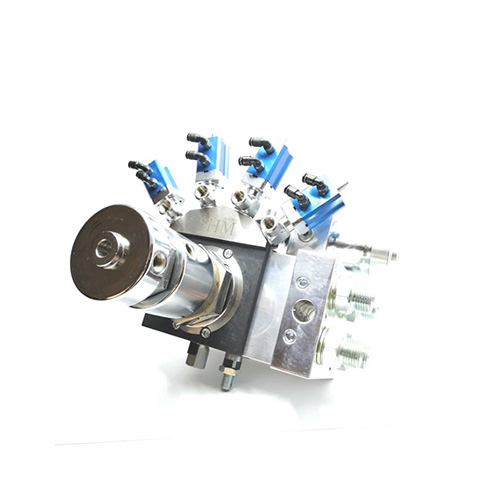 Full 4 colored single density injection sys.head